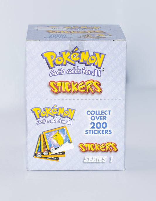 Pokémon Artbox Sticker Series 1 – Vintage Display mit 30 Tüten (1999)