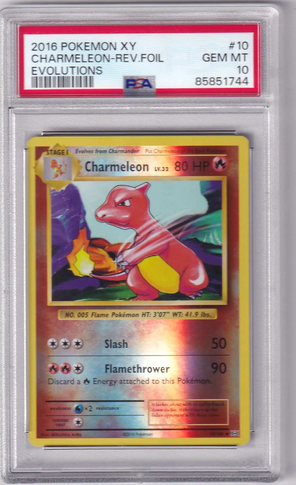 PSA 10 Glurak, Glutexo & Glumanda – Evolutions #11/#10/#9 – Reverse Foil Set | Englisch