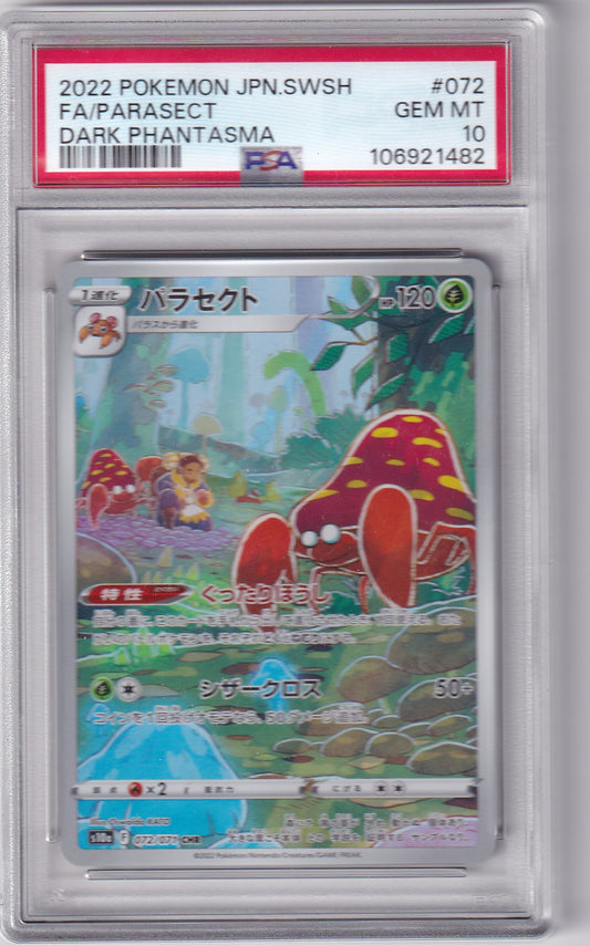 PSA 10 Parasect – Character Rare #072/071 – Japanisch | Dark Phantasma