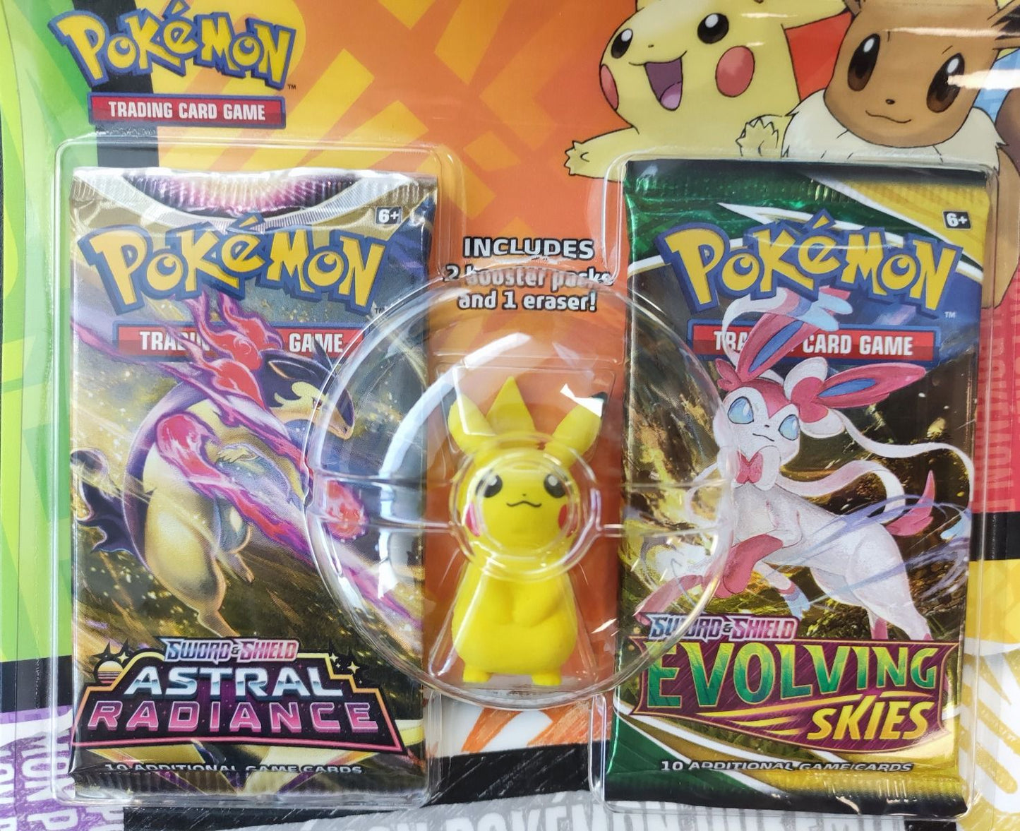 Pokémon Eraser Blister – Pikachu oder Evoli Edition | Evolving Skies & Astral Radiance | Back to School Special